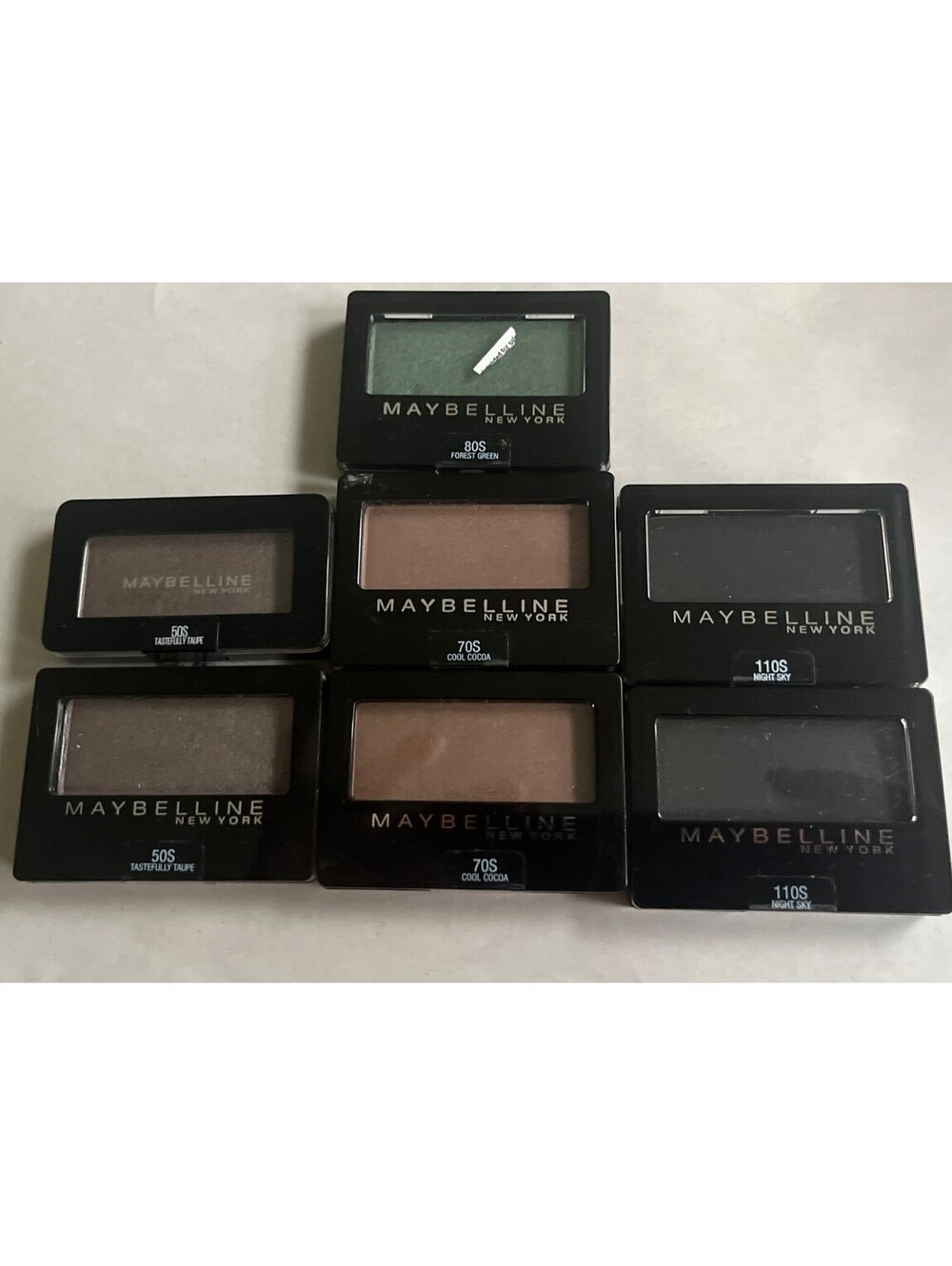 Maybelline Expert Wear eyeshadow (7) Night Sky Cool Cocoa Forest Green Taupe